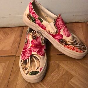 Flowered Vans